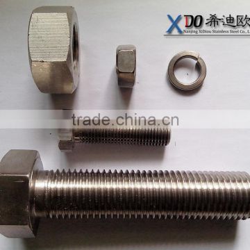 Duplex2507. 2205. Zeron100.S32760 stainless steel hex bolt & nut S31803. S32750