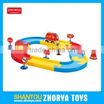 Small battery operated slot toys BO toy mini car electric track cars