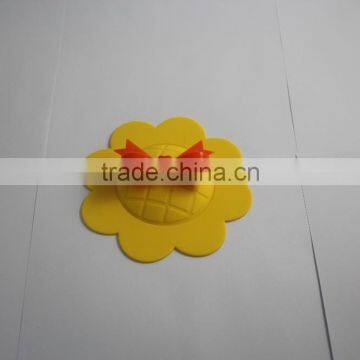 silicone cup cover sunflower shape