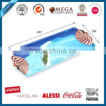 Hot sale 100% melamine square tray, serving tray with custom printing design