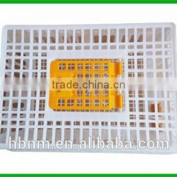 Big sliding door and easy to open plastic live chicken crates chicken transport cage