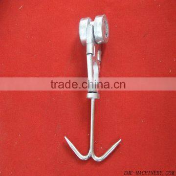 Sheep Abattoir Dual-Orbit Type Pulley Hooks For Livestock slaughter