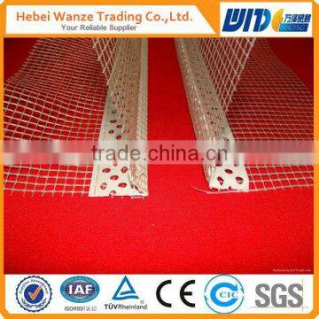 heat preservation PVC angle bead /Corner bead with fiberglass fabric