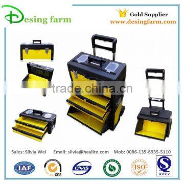 Portable Draw-bar Metal Tool Box