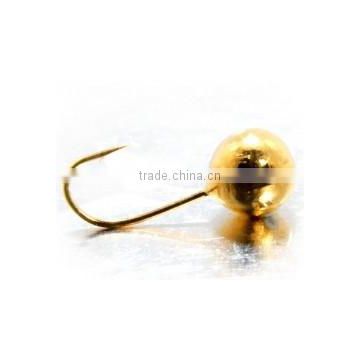 Electroplating tungsten ice fishing jigs