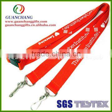 lanyard attachment clip Cord Plain Lanyards with Swivel Hooks