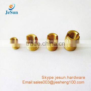 alibaba china supplier customize m5 brass insert,inside thread nut, brass insert nuts