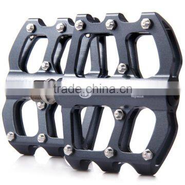 1 Pair KACTUS 16TCycling Mountain Bike MTB Magnesium Pedals Platform CNC Titanium 3 Bearing Fixed Gear Bearings s Axle photo-4