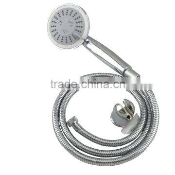 CE/ACS certificate plastic dynamo led shower heads with stainles s steel hose