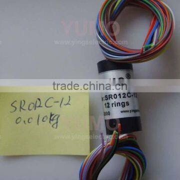SR012C-12 12rings SR Series YUMO Carbon Brushes Alternator Slip Ring Motor Made in China Capsule Slip Ring photo-3