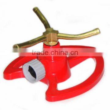 Rotary Brass 3-Arm Sprinkler With Base / Taiwan photo-2