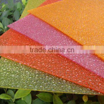 2mm Multi Colors Such as Blue Embossed Solid Polycarbonate Sheet photo-5