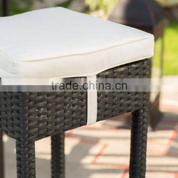 All-Weather Wicker Bar Height Dining Set for 4 Seats photo-5