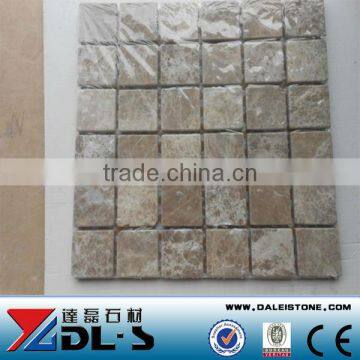 Antique Light Emperador Brown Marble Mosaic Tile 305x305 price