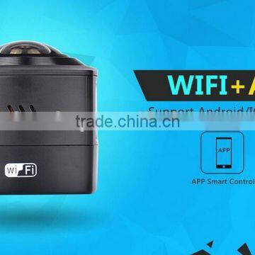 Factory Sale 360 Degree VR Waterproof Wifi Sport Camera Outdoor Mini Video Camera With Multifunctional photo-5