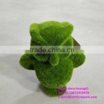 H080607 Fake Bear Home Decorative Moss Animal Artificial Grass Animal photo-5
