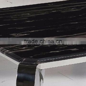 Stone Top Stainless Steel Small TeaTable photo-3