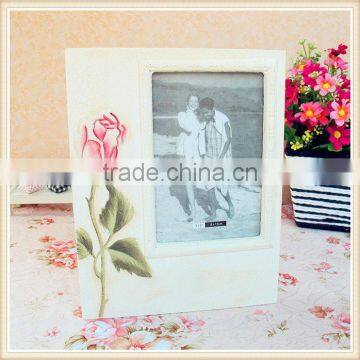Creative Wooden Photo Frame For Home Decor With Flower photo-2