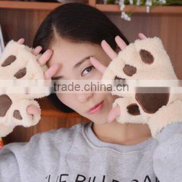 Winter Warm Animal Plush Gloves Cute photo-4