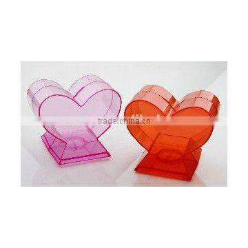 Wholesale plastic lovely heart shaped money box