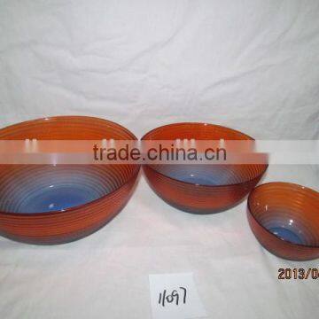 flower glass bowl