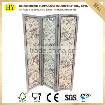 factory supply custom folding wooden cheap room divider