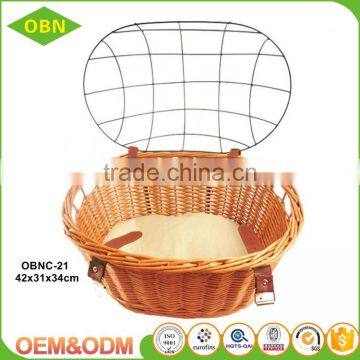 Wholesale Bike Wicker Basket Front Pet Bicycle Basket for Dogs photo-3