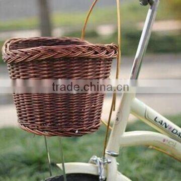 Cheap Removable Wicker Bicycle Front Basket photo-3