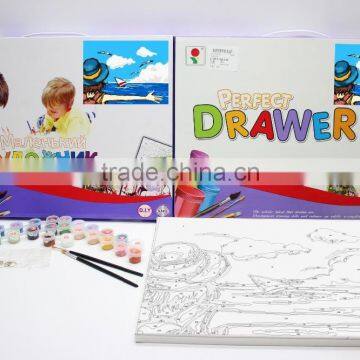 2015 Hot Sell Cardboard Painting Toy Doodle on cardboard Environmental Protection Material