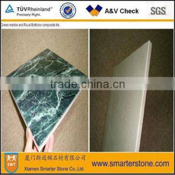 Green marble laminated ceramic