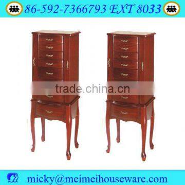Walnut Woden Jewel Cabinet/Jewelry Display Case photo-2