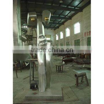 Life Size Miror Finishing Stainless Steel Music Man Guitars Sculpture for Sale photo-5