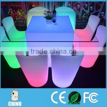 Light Up Colourfurl LED Banquet dinner chair Decorative Furniture