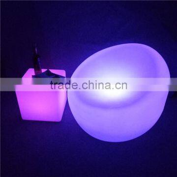 Cheap Outdoor LED Furniture Luminous LED Bar Sofa Chair With 16 Colors Changing