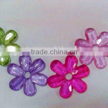 Wholesale multi-color acrylic flower decoration