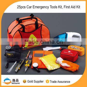 2016 China portable 25pcs German First Aid Kit