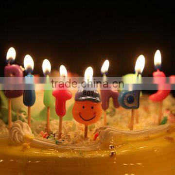 Carton Boy and Girl Shape Birthday Candle for Children