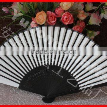 Japanese Gold and Silver Color Bamboo Paper Fan Promotionally photo-5