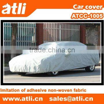 Can put a LOGO plastic car cover