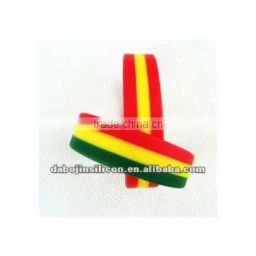 Ghana flag silicone bracelet national day promotional goods