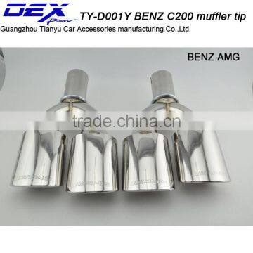 car part best price exhaust system exhaust pipe muffler tip for b-enz amg c200