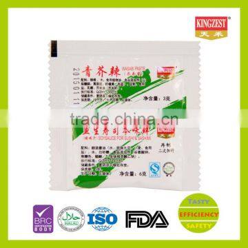 Wasabi Sachet 3g & Soy Sauce Sachet 6g Double Bag Condiment Twin Pack photo-2