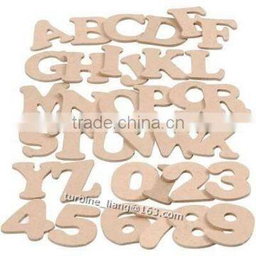 Wooden 4cm MDF Letter Decorate