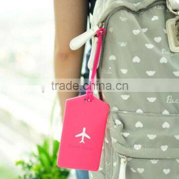 Custom Round Shaped Bulk Silicone Luggage Tag for Travel photo-5