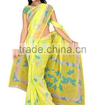 Polyster Print Saree photo-4