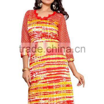 Jute Silk Monalisa Glamour Styles Kurtis photo-2
