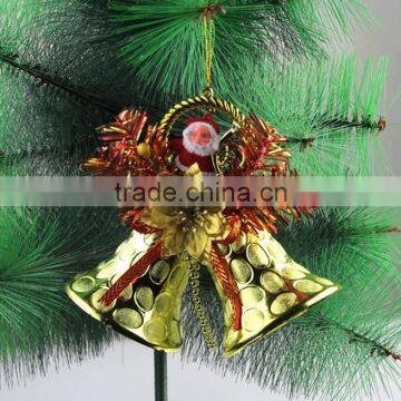 HFR-T321 gold plastic christmas bells decoration