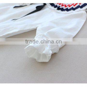 New Fashion Cape Collar Baby Cotton Girl Romper Onesie With Socks