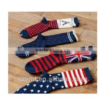Cotton Vintage British Flag Socks for Men and Women Socks/custom Socks