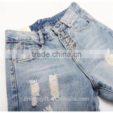 2016 New Summer Fashion Women Harem Pants Jeans Holes Torn Vintage Jeans Slim Jeans for Women Boyfriend photo-4